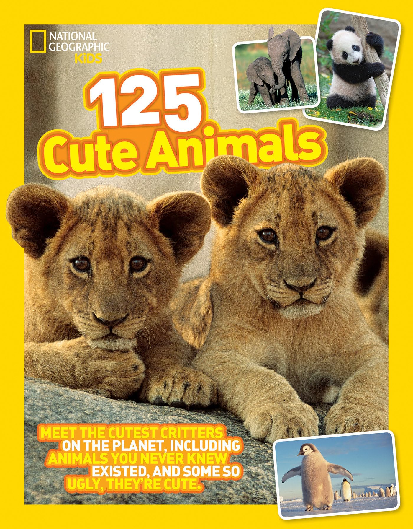 125 Cute Animals: Meet the Cutest Critters on the Planet, Including Animals You Never Knew Existed, and Some So Ugly They're Cute (National Geographic Kids) Non-fiction