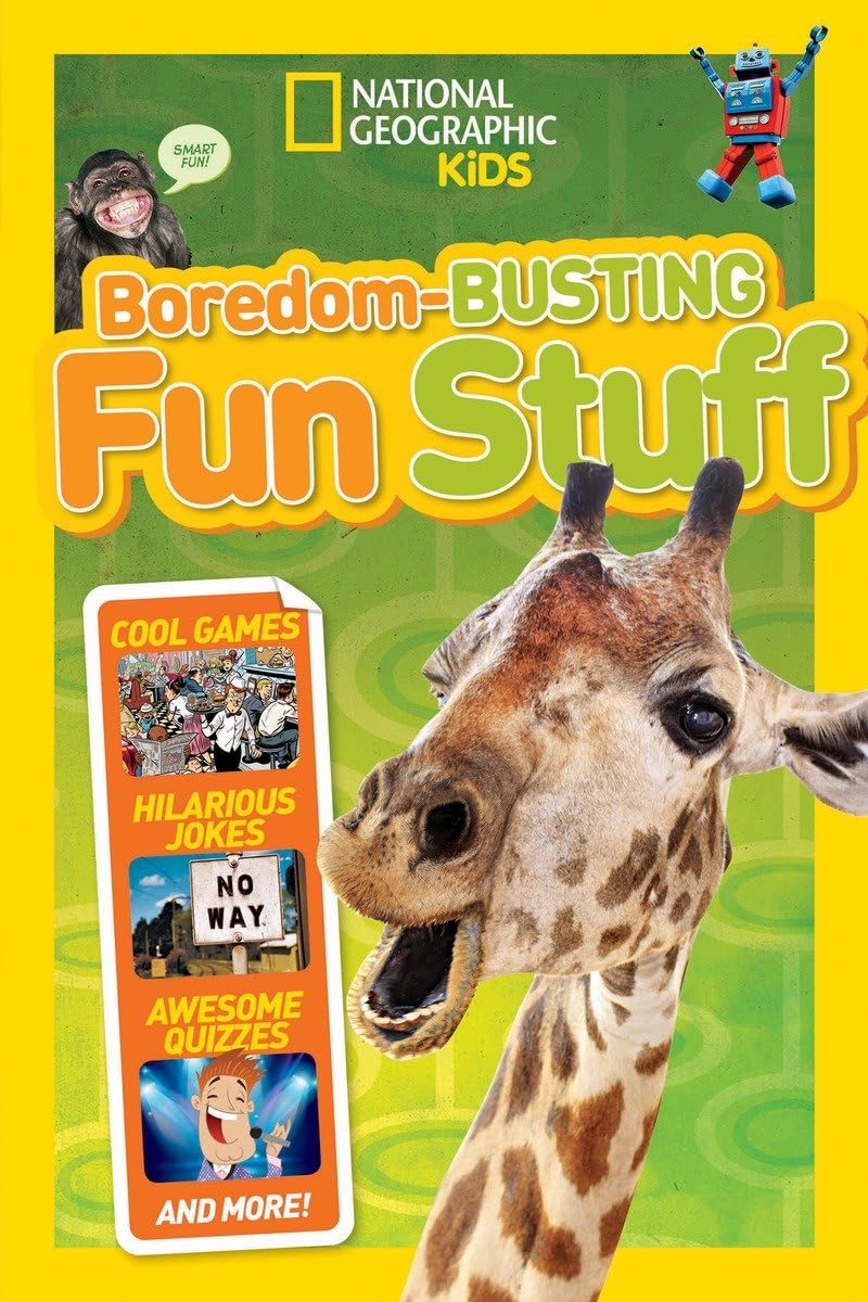 Boredom-Busting Fun Stuff: Cool Games, Hilarious Jokes, Awesome Quizzes, and More! Non-fiction