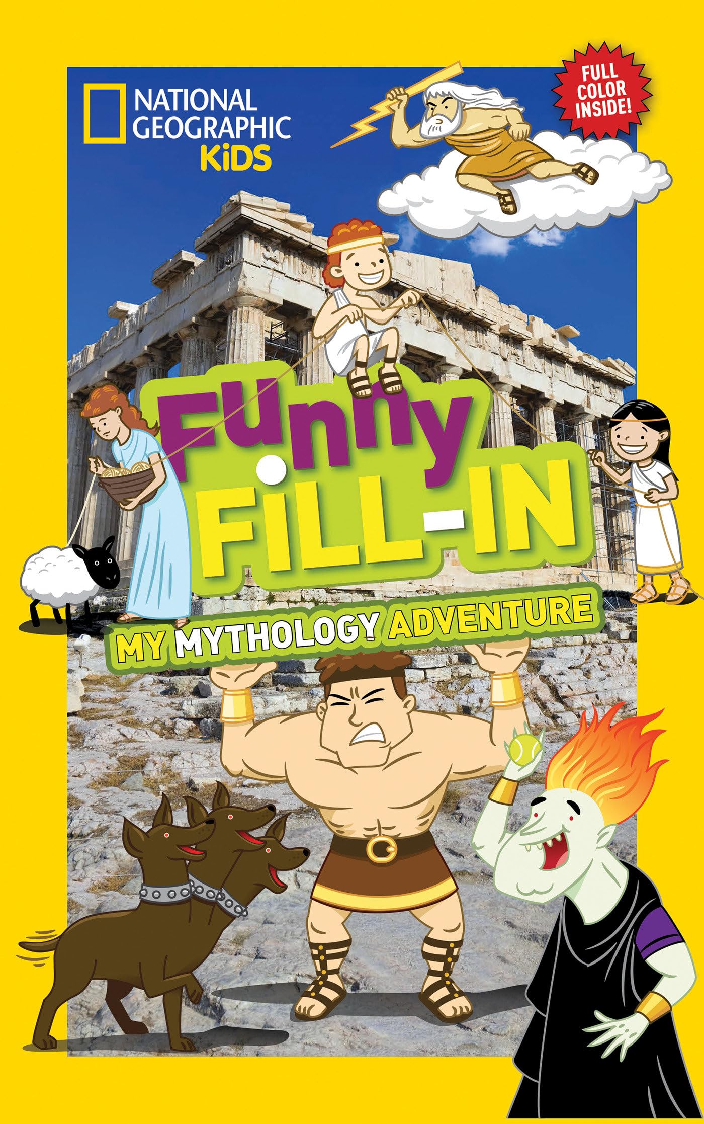 National Geographic Kids Funny Fillin: My Greek Mythology Adventure book