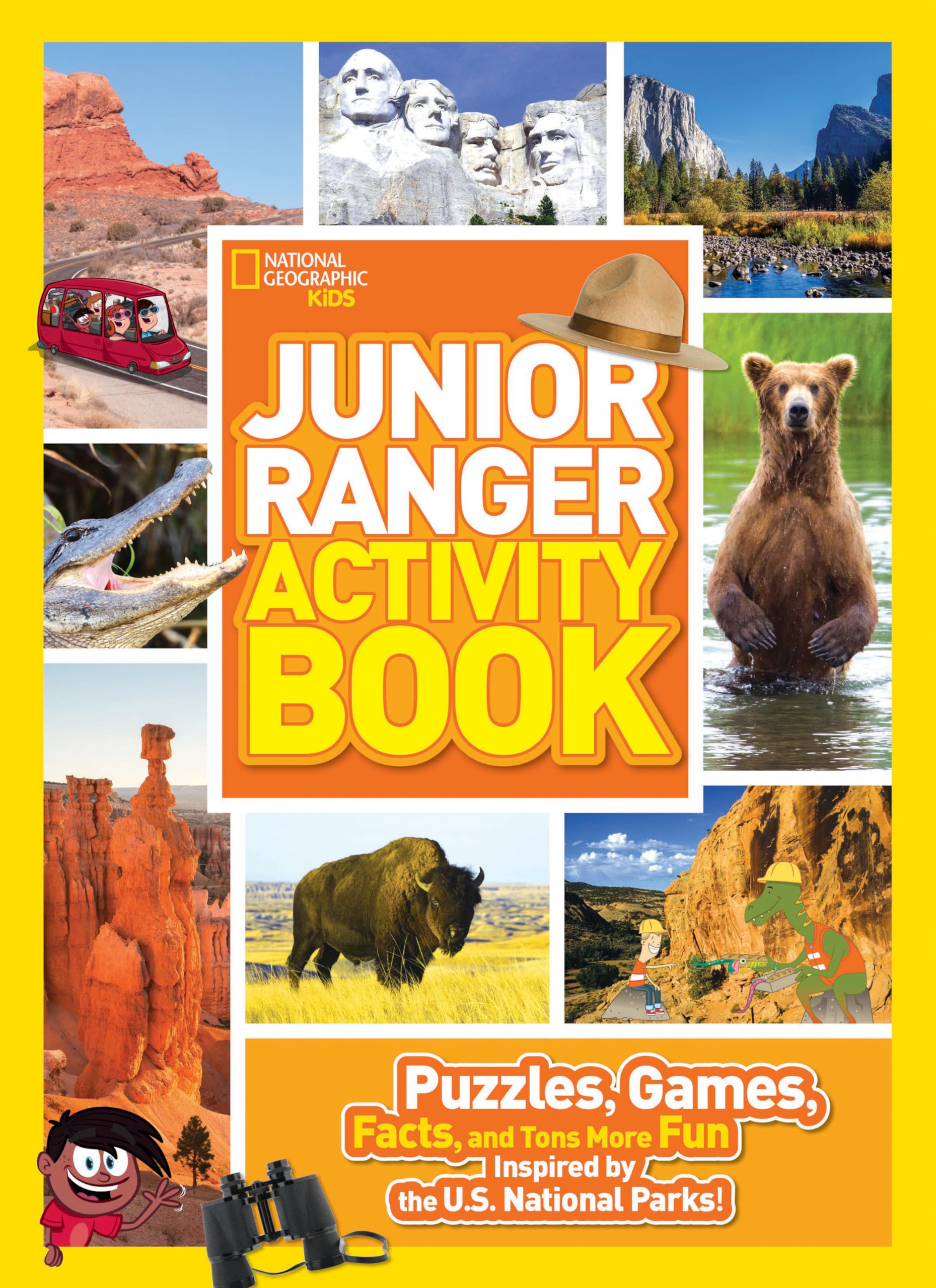 Junior Ranger Activity Book: Puzzles, Games, Facts, and Tons More Fun Inspired by the U.S. National Parks! Non-fiction