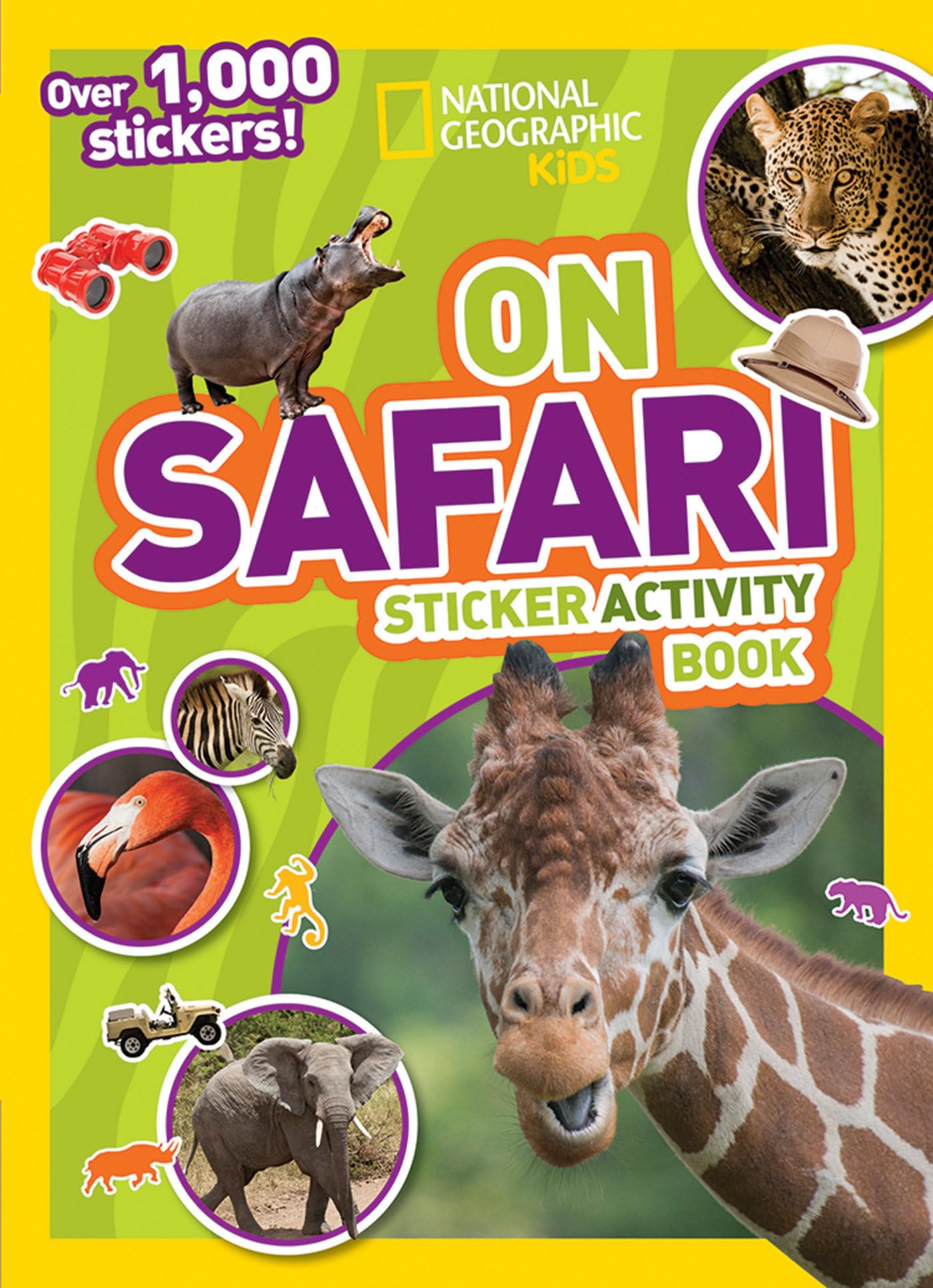 National Geographic Kids On Safari Sticker Activity Book: Over 1,000 Stickers! (NG Sticker Activity Books) Tiptoi & Games