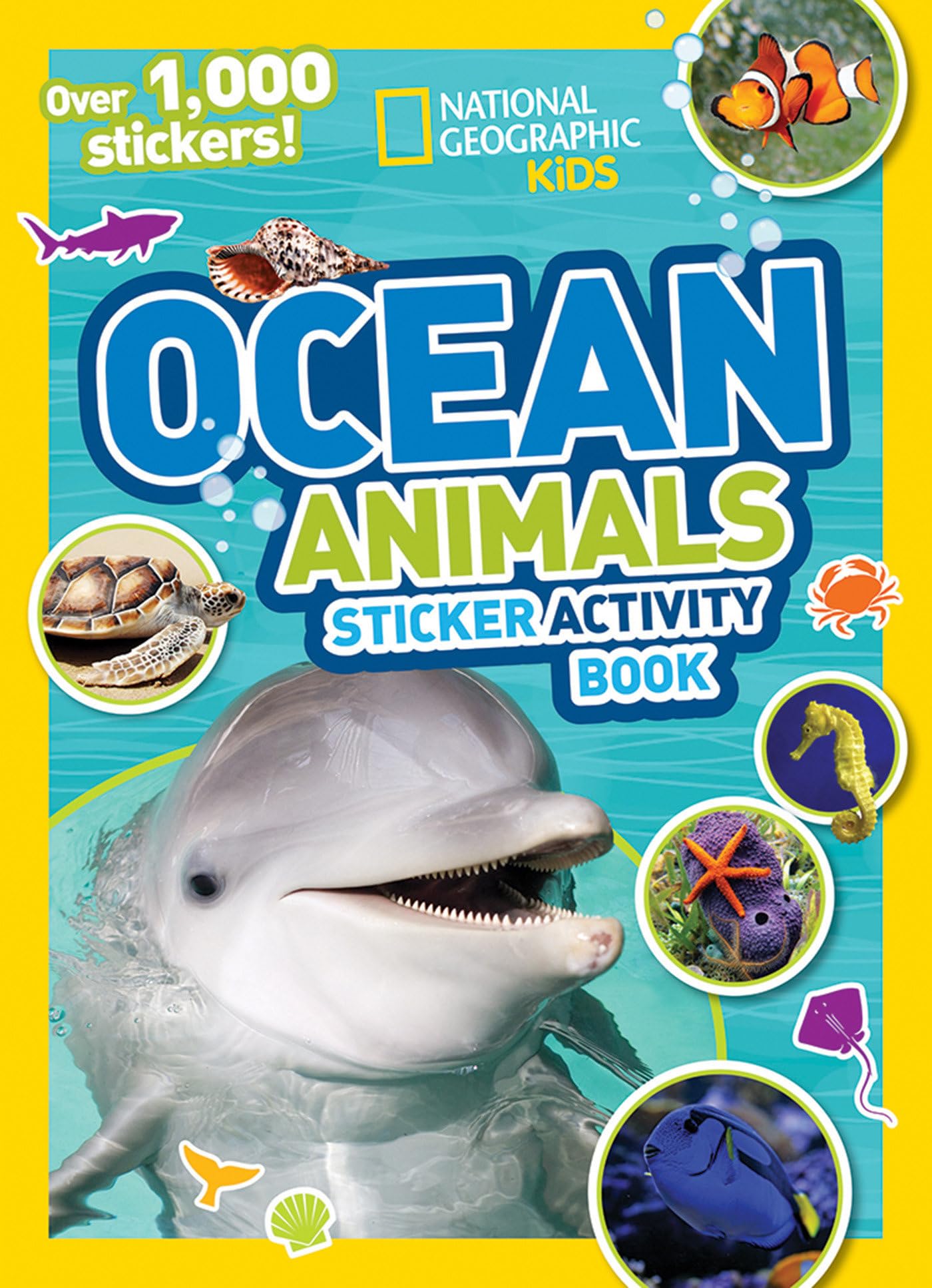 National Geographic Kids Ocean Animals Sticker Activity Book: Over 1,000 Stickers! (NG Sticker Activity Books, Band 1) Tiptoi & Games