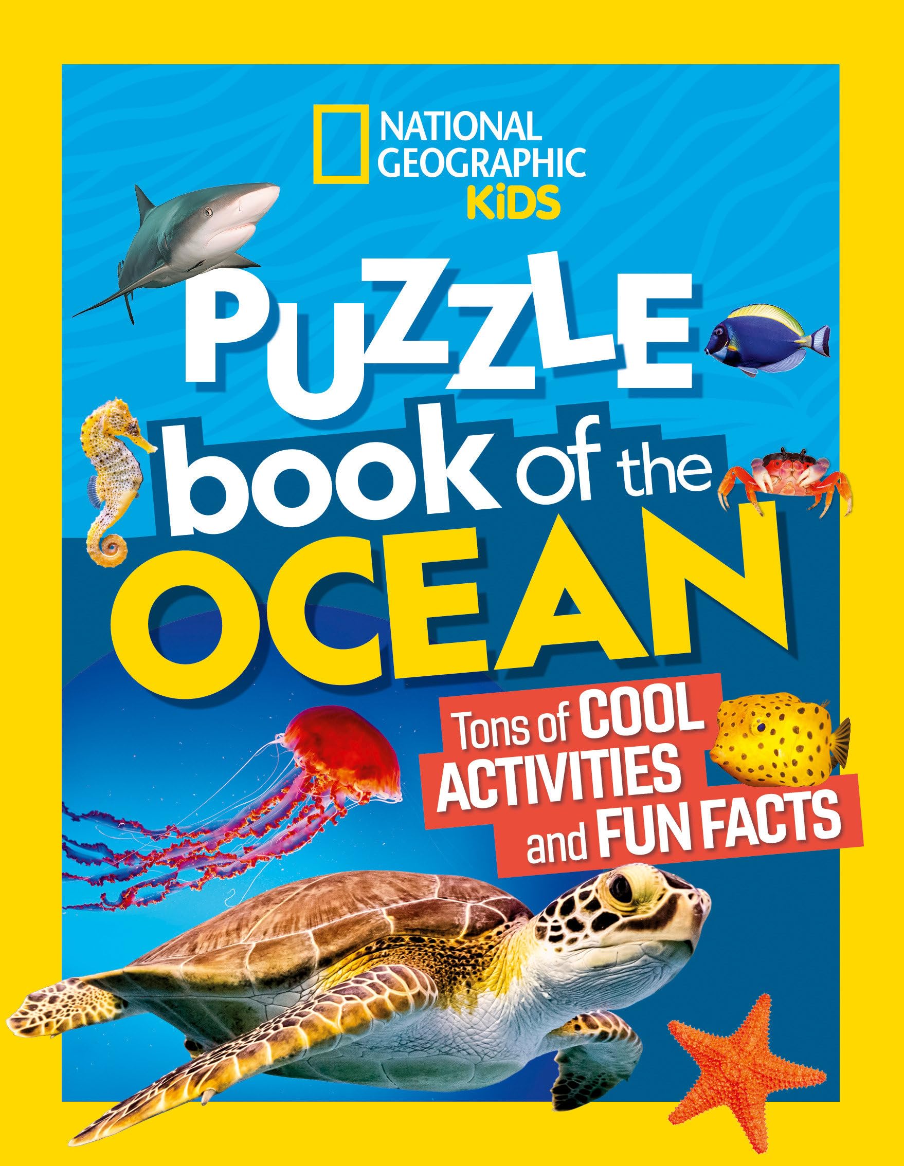 National Geographic Kids Puzzle Book of the Ocean: Tons of Cool Activities and Fun Facts Tiptoi & Games