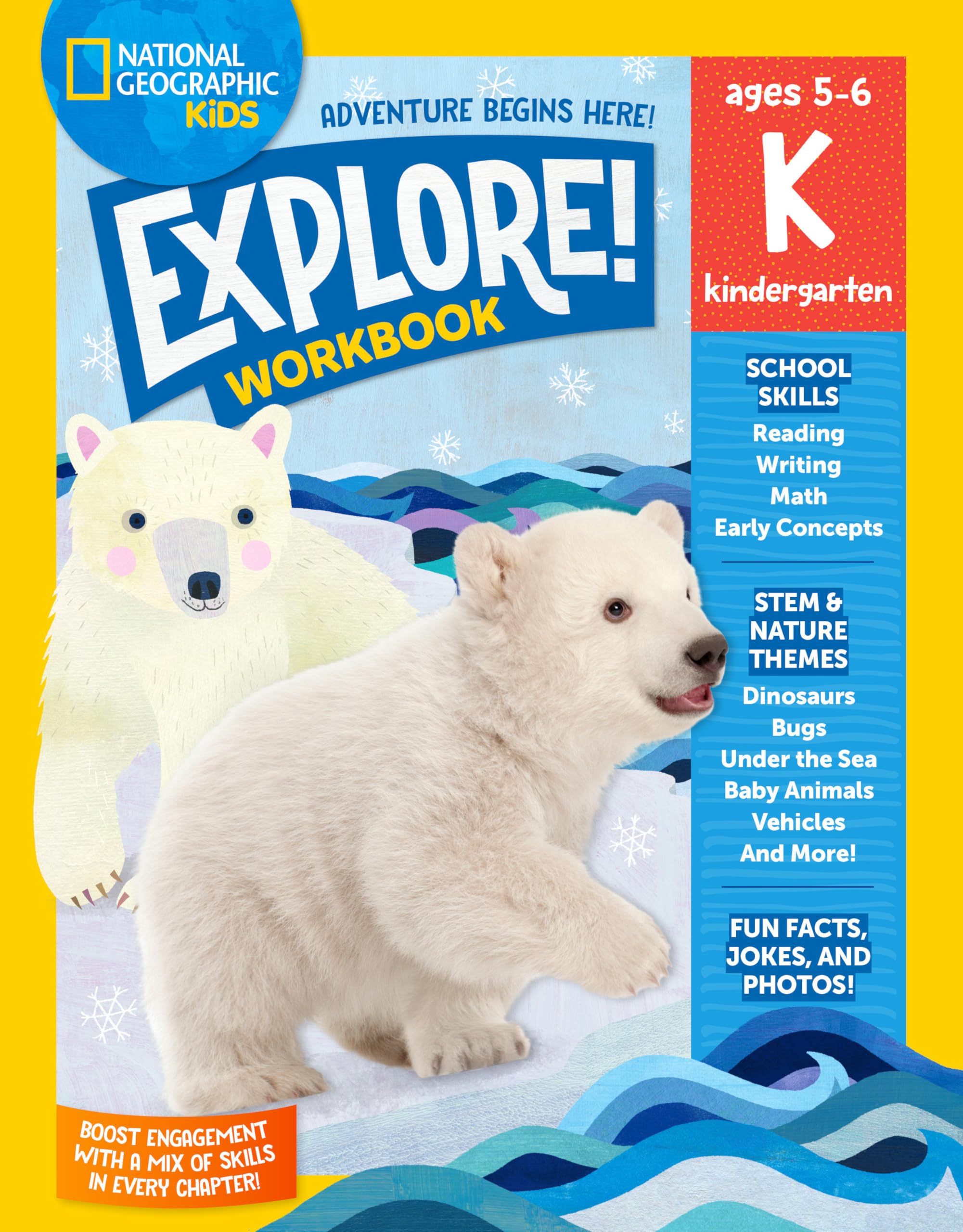 National Geographic Kids Explore! Workbook Kindergarten Study Guides