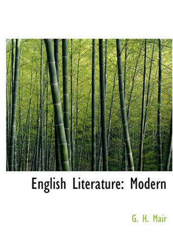 English Literature: Modern Contemporary literature
