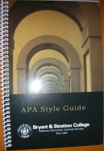 Product Image: APA Style Guide (Bryant & Stratton College)