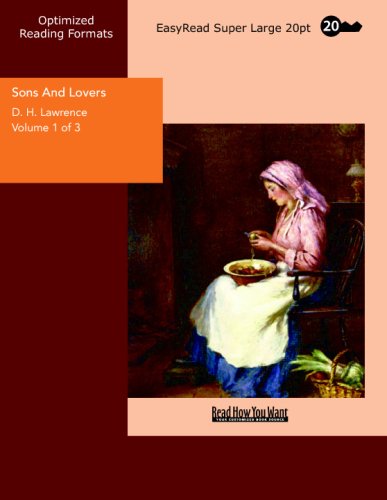 Sons And Lovers Volume 1 of 3: Contemporary literature