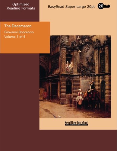 The Decameron Volume 1 of 4: Essays & Short Stories