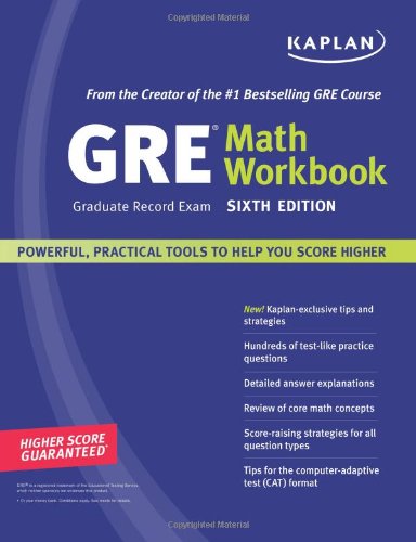 Kaplan GRE Exam Math Workbook book