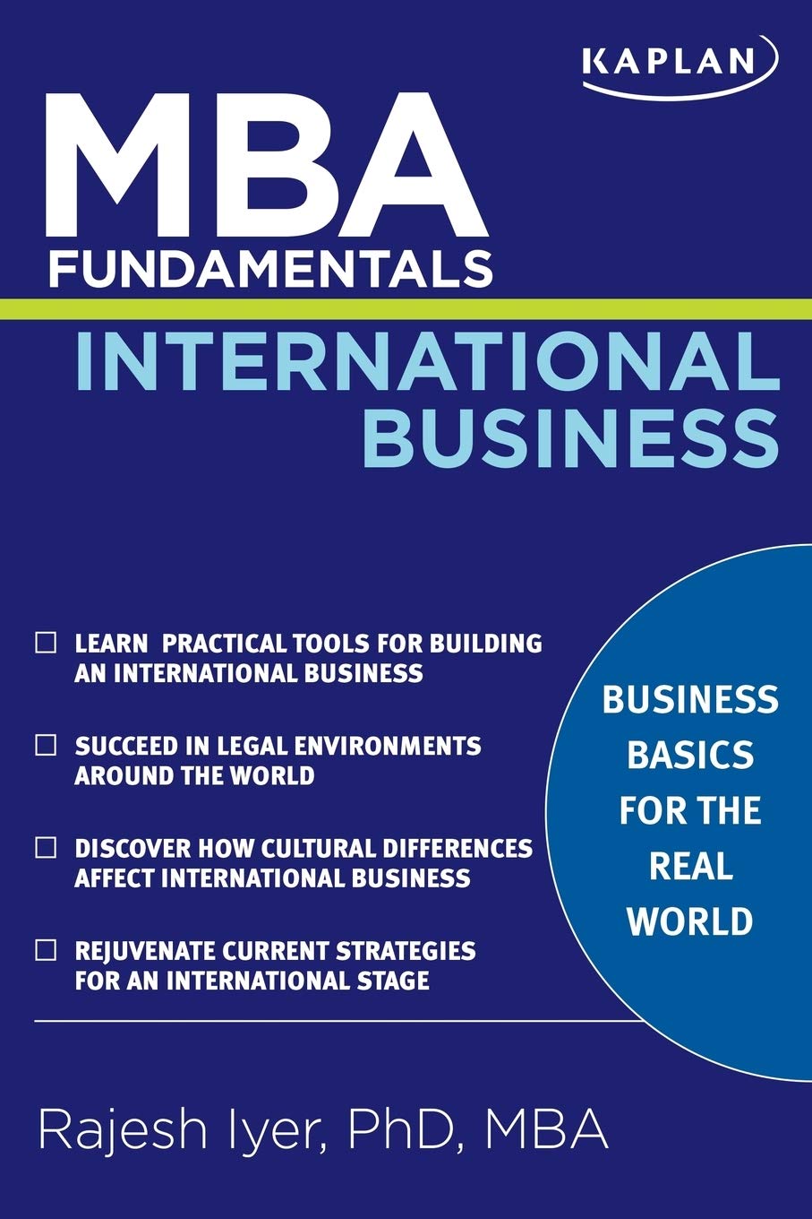 M.B.A. Fundamentals International Business (Kaplan MBA Fundamentals) Business, Finance & Career