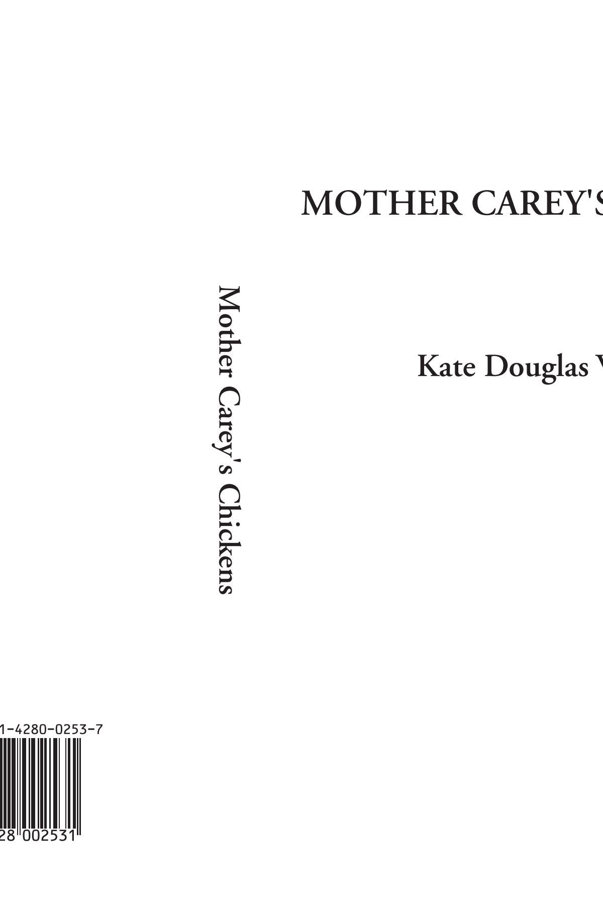 Mother Carey's Chickens Contemporary literature