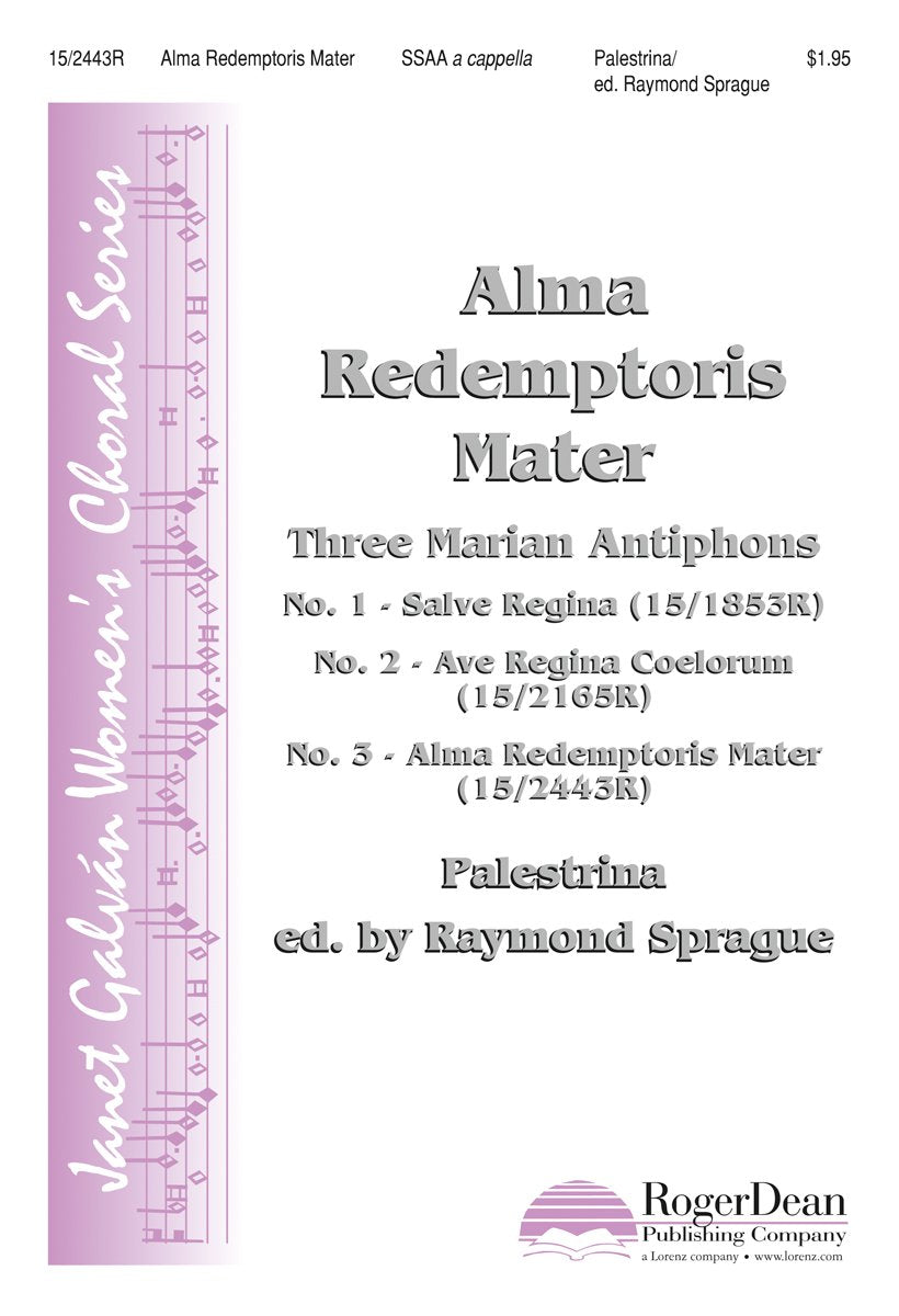 Giovanni Pierluigi da Palestrina-Alma Redemptoris Mater-CHORAL SCORE Social Sciences