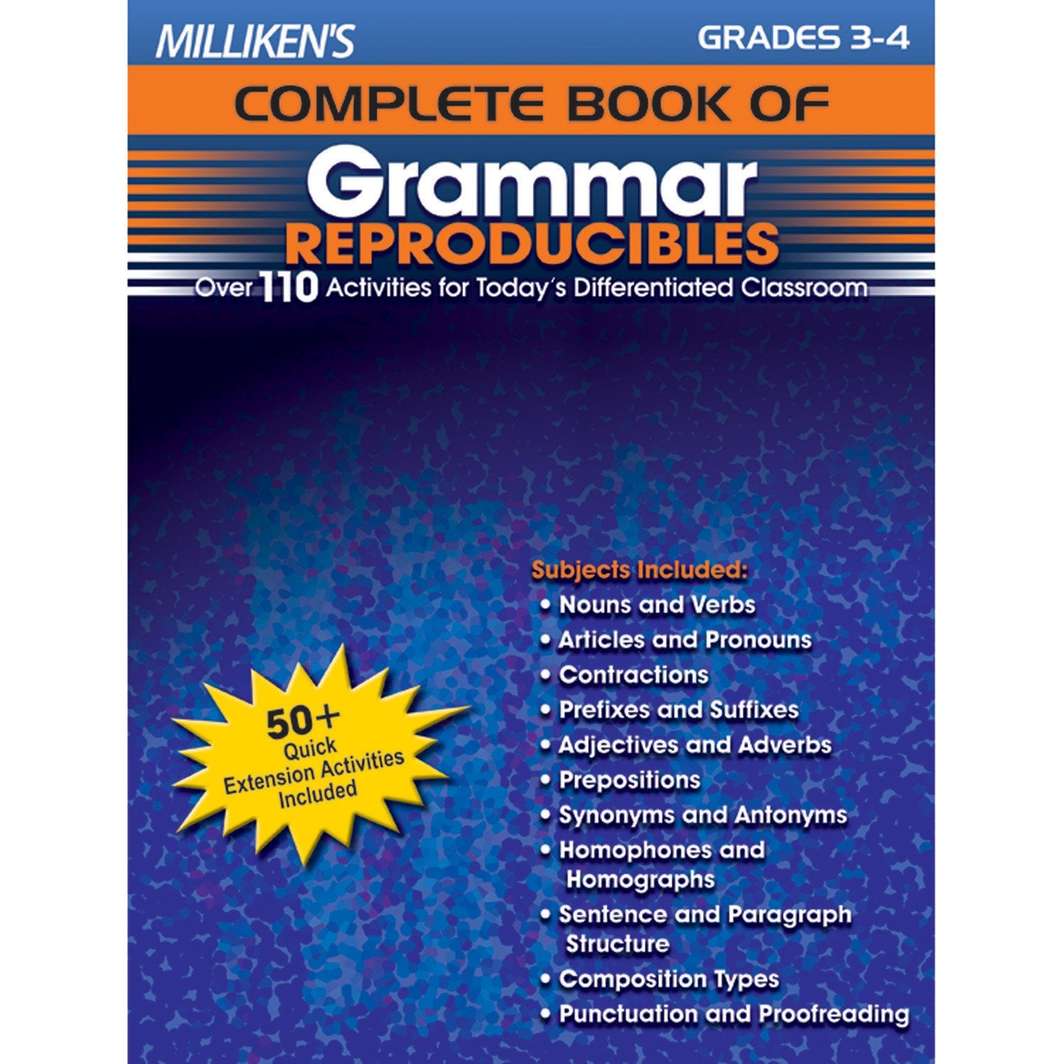 Milliken's Complete Book of Grammar Reproducibles, Grades 3-4: Over 110 Activities for Today's Differentiated Classroom Social Sciences