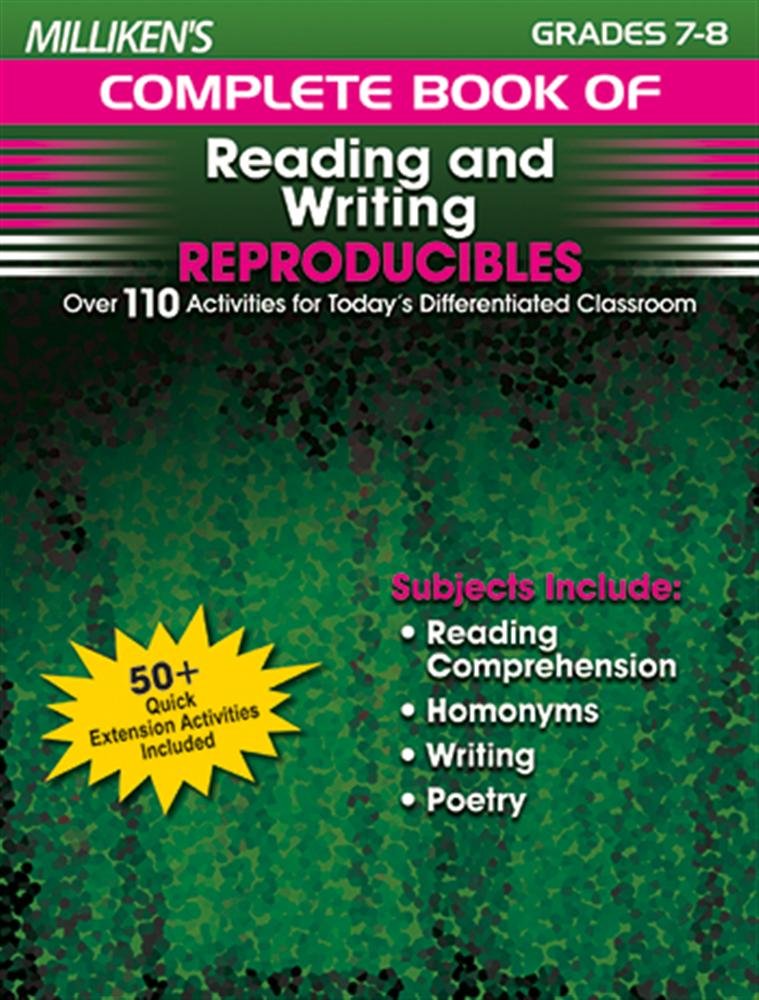 Milliken's Complete Book of Reading and Writing Reproducibles - Grades 7-8: Over 110 Activities for Today's Differentiated Classroom Foreign Languages ​​& Dictionaries