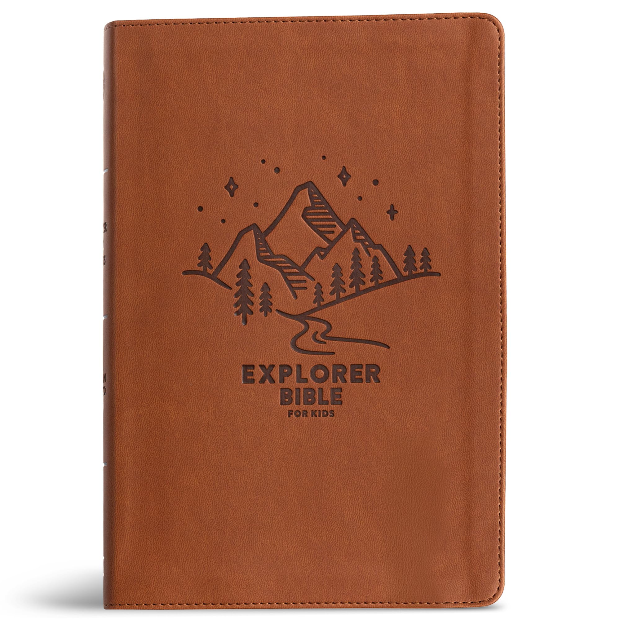 Holy Bible: Christian Standard Bible, Explorer Bible for Kids, Brown Mountains, Leathertouch Religion & Esotericism