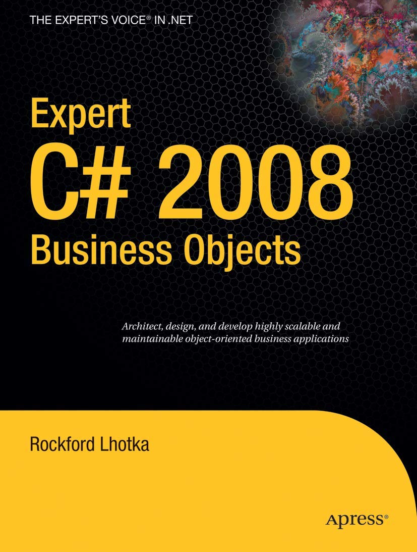 Product Image: Expert C# 2008 Business Objects