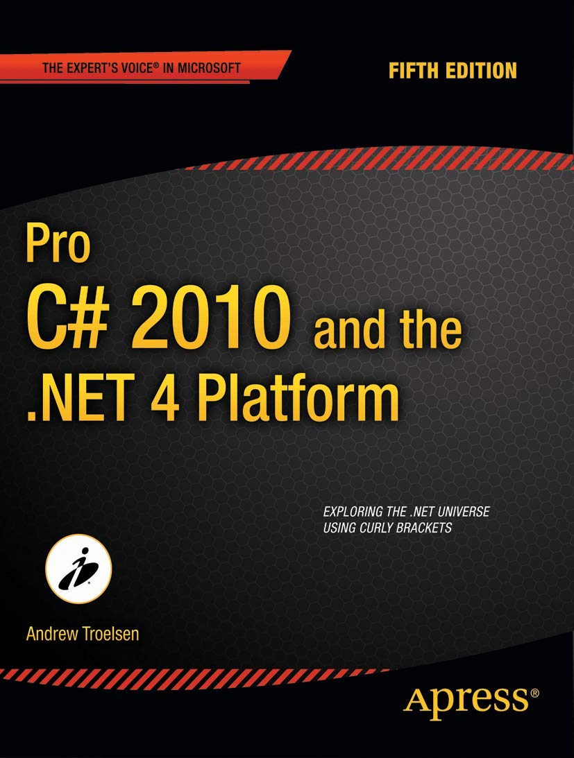 Product Image: Pro C# 2010 and the .Net 4 Platform