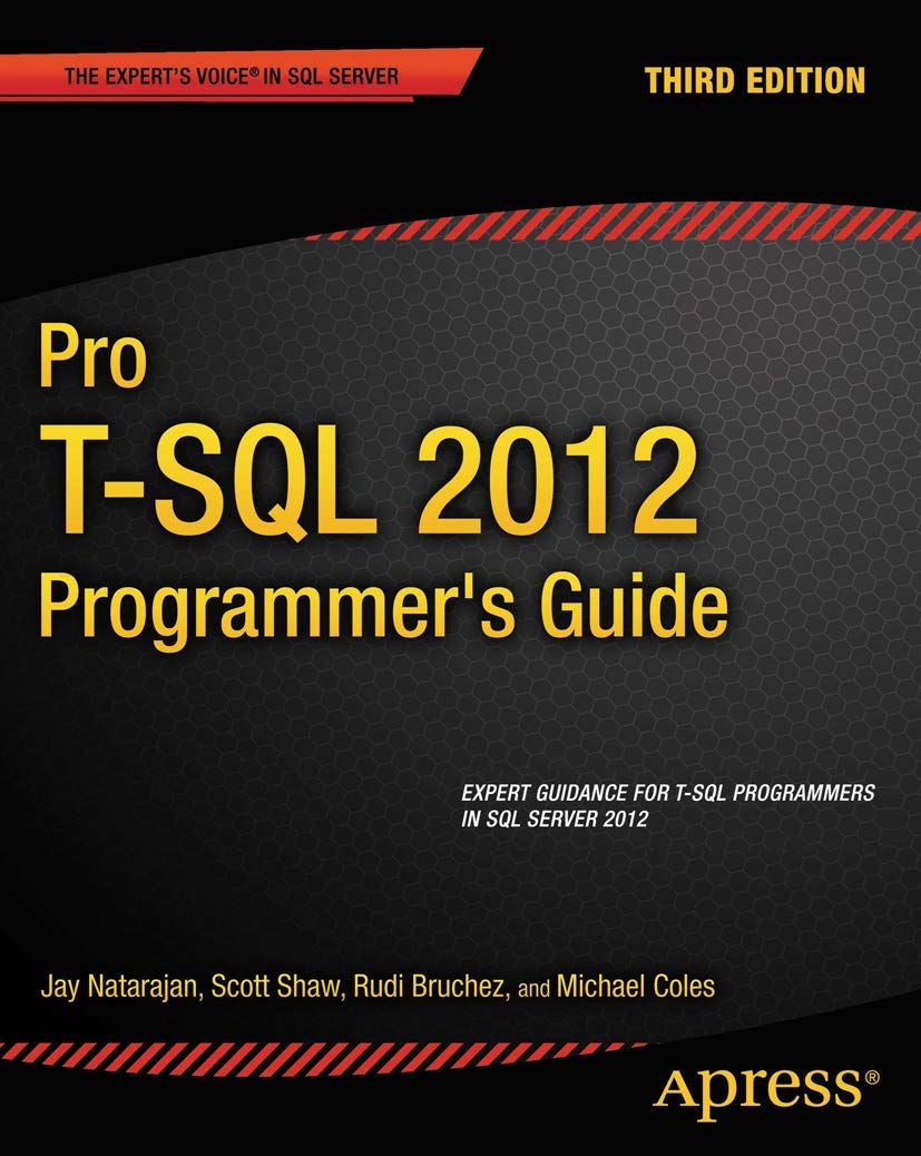 Pro T-SQL 2012 Programmer's Guide book