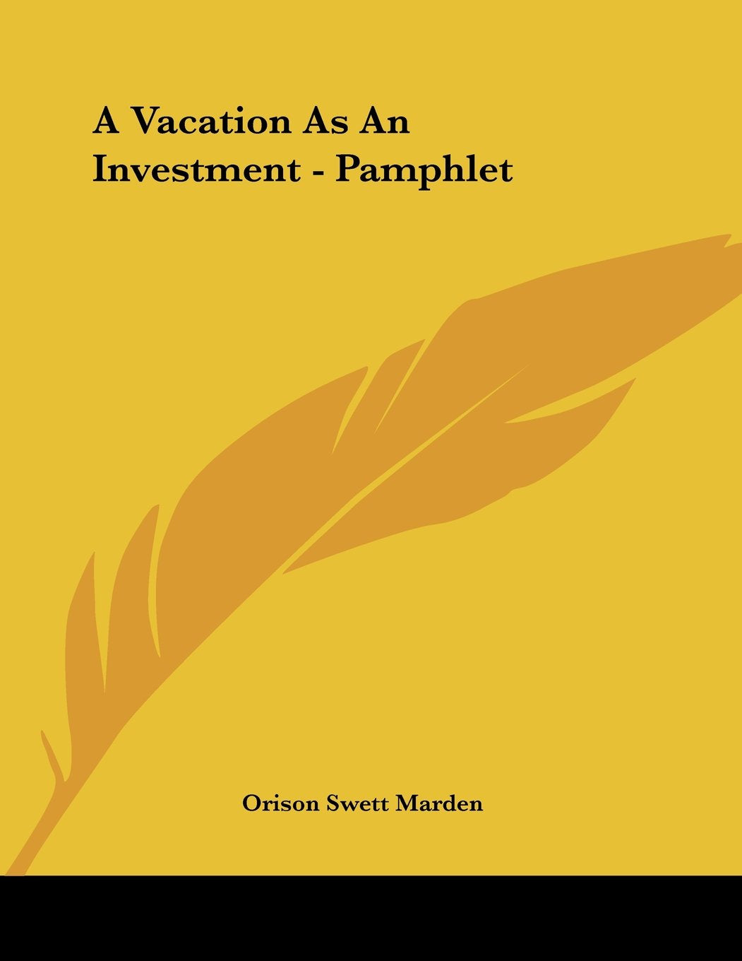 A Vacation As an Investment book