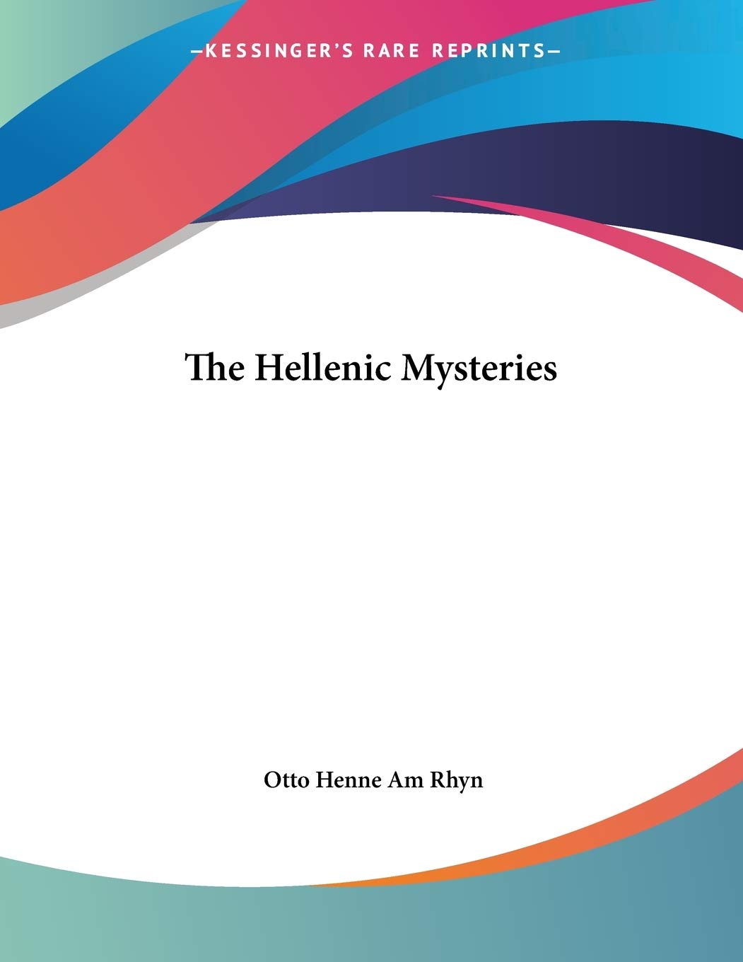 The Hellenic Mysteries Religion & Esotericism