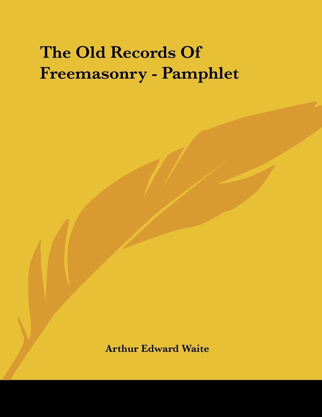 The Old Records of Freemasonry Social Sciences