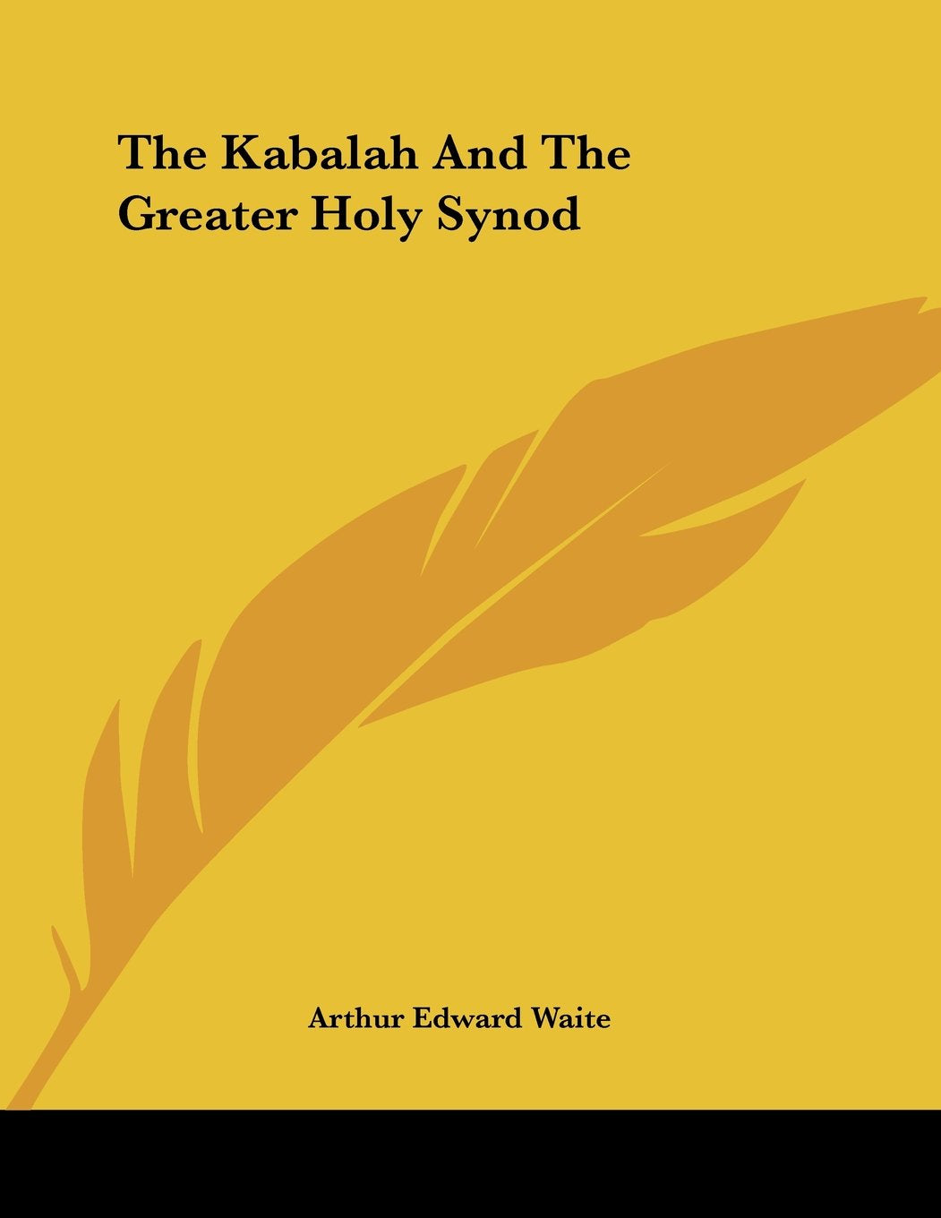 The Kabalah and the Greater Holy Synod Religion & Esotericism