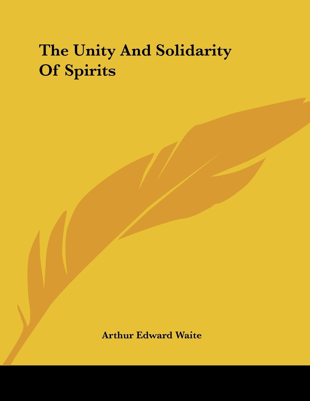 The Unity and Solidarity of Spirits Religion & Esotericism
