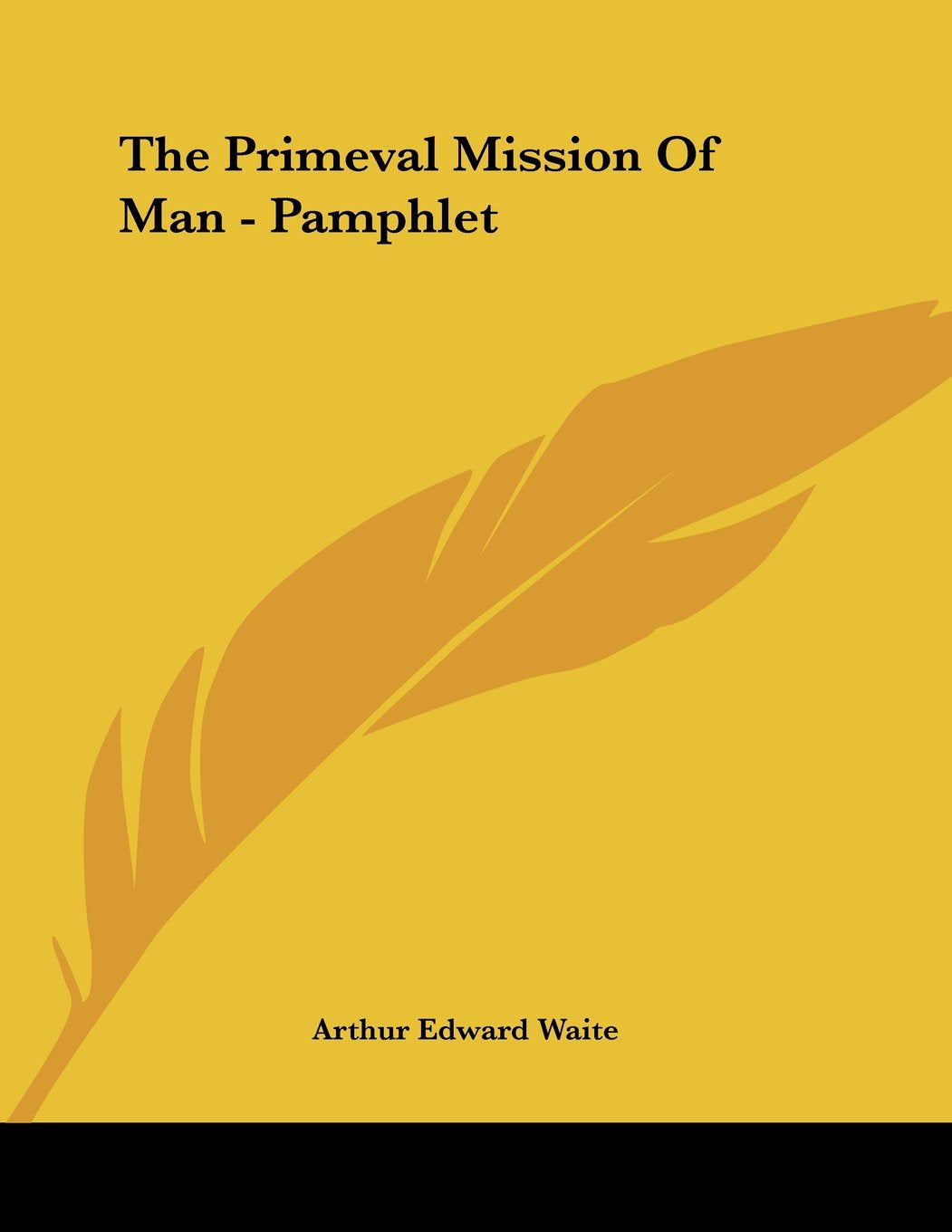 The Primeval Mission of Man Religion & Esotericism