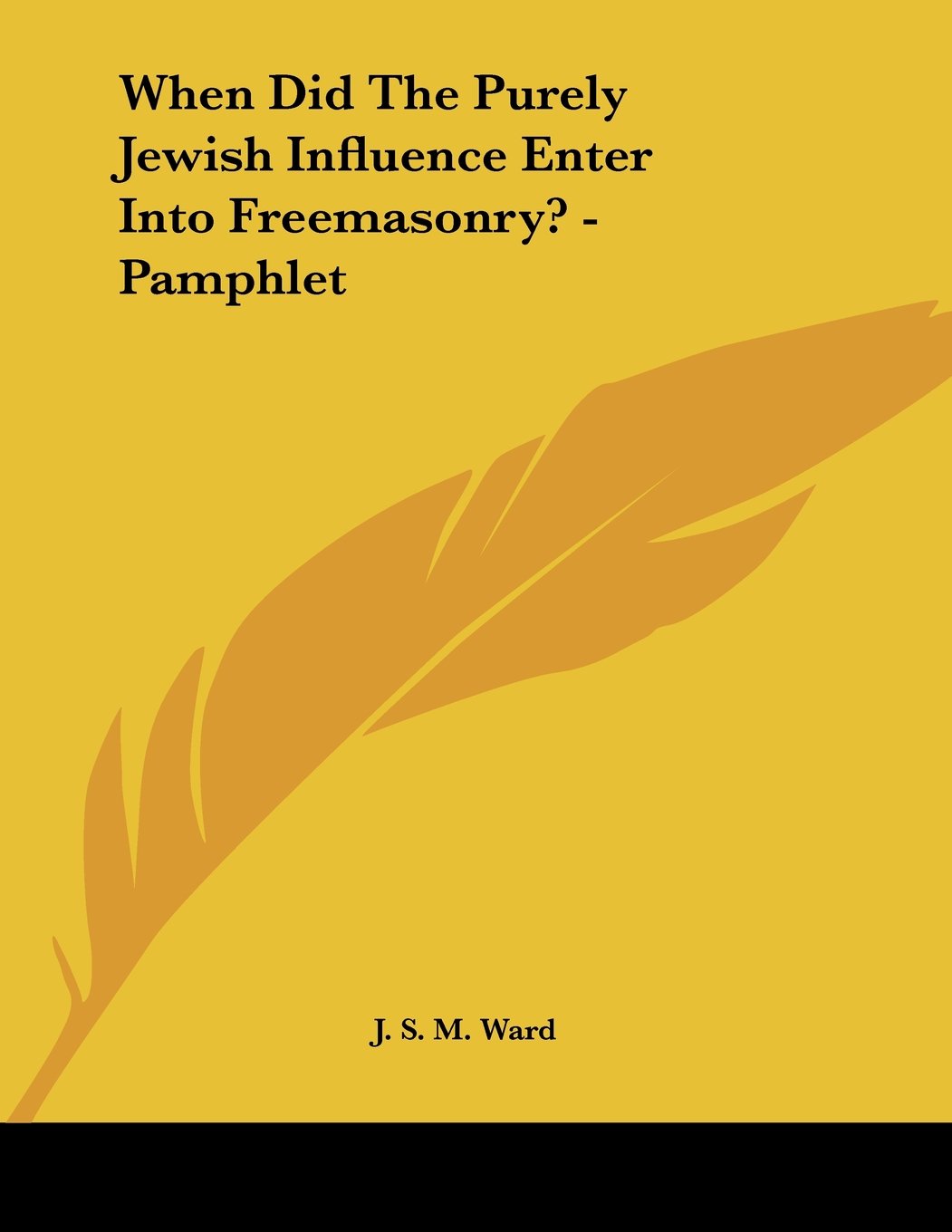 When Did the Purely Jewish Influence Enter into Freemasonry? Books
