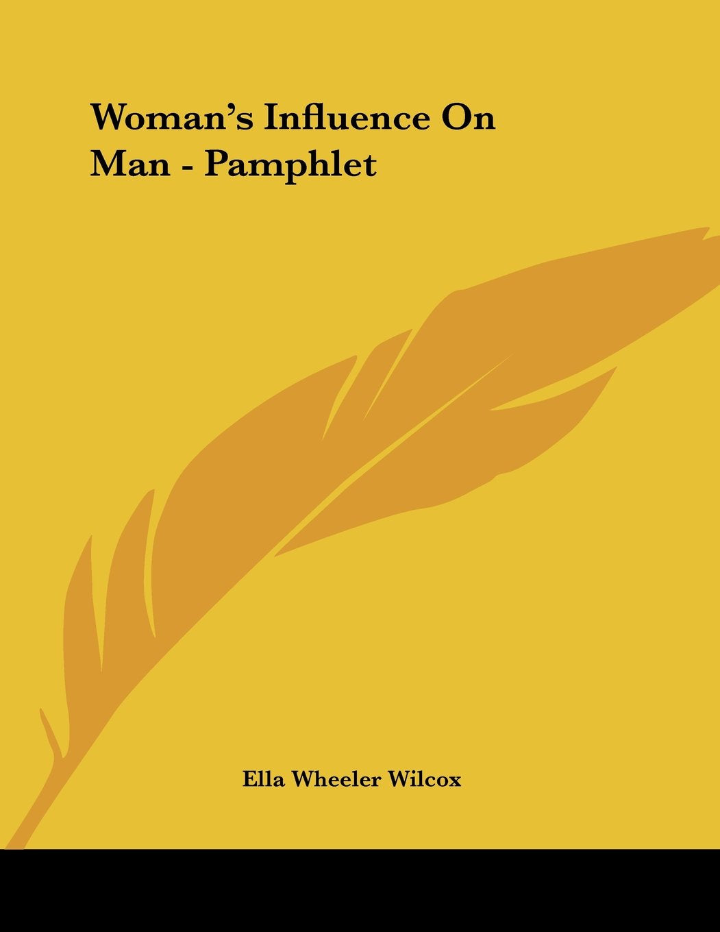 Woman's Influence on Man - Pamphlet Books
