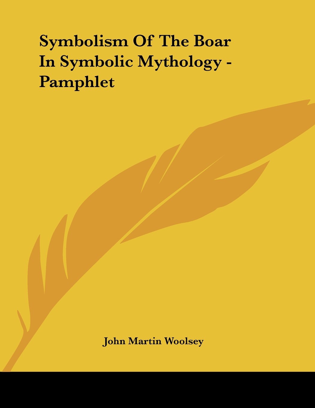 Symbolism of the Boar in Symbolic Mythology Books