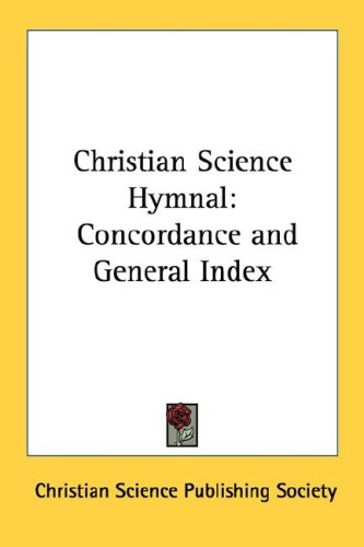 Christian Science Hymnal: Concordance and General Index Books