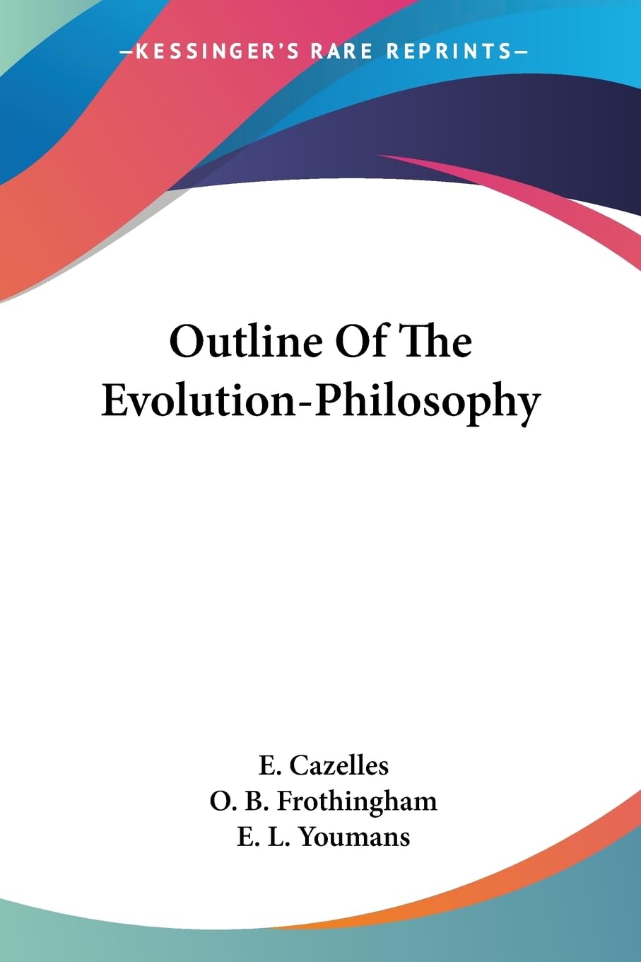 Product Image: Outline of the Evolution-philosophy