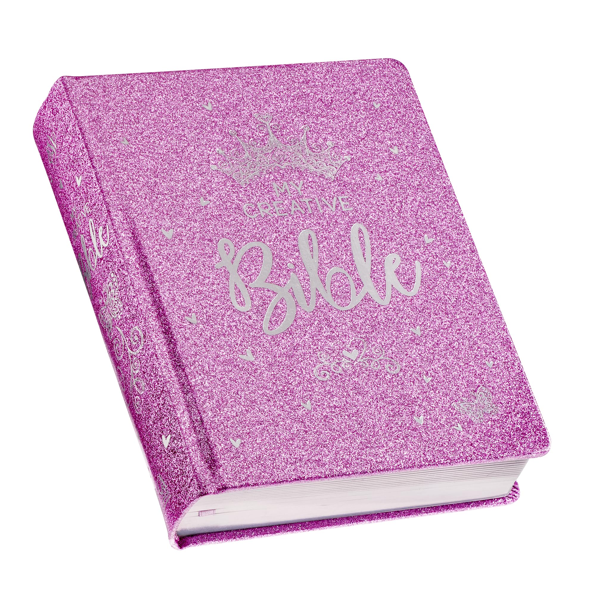 My Creative Bible Purple Glitter Hardcover Film, Art & Culture
