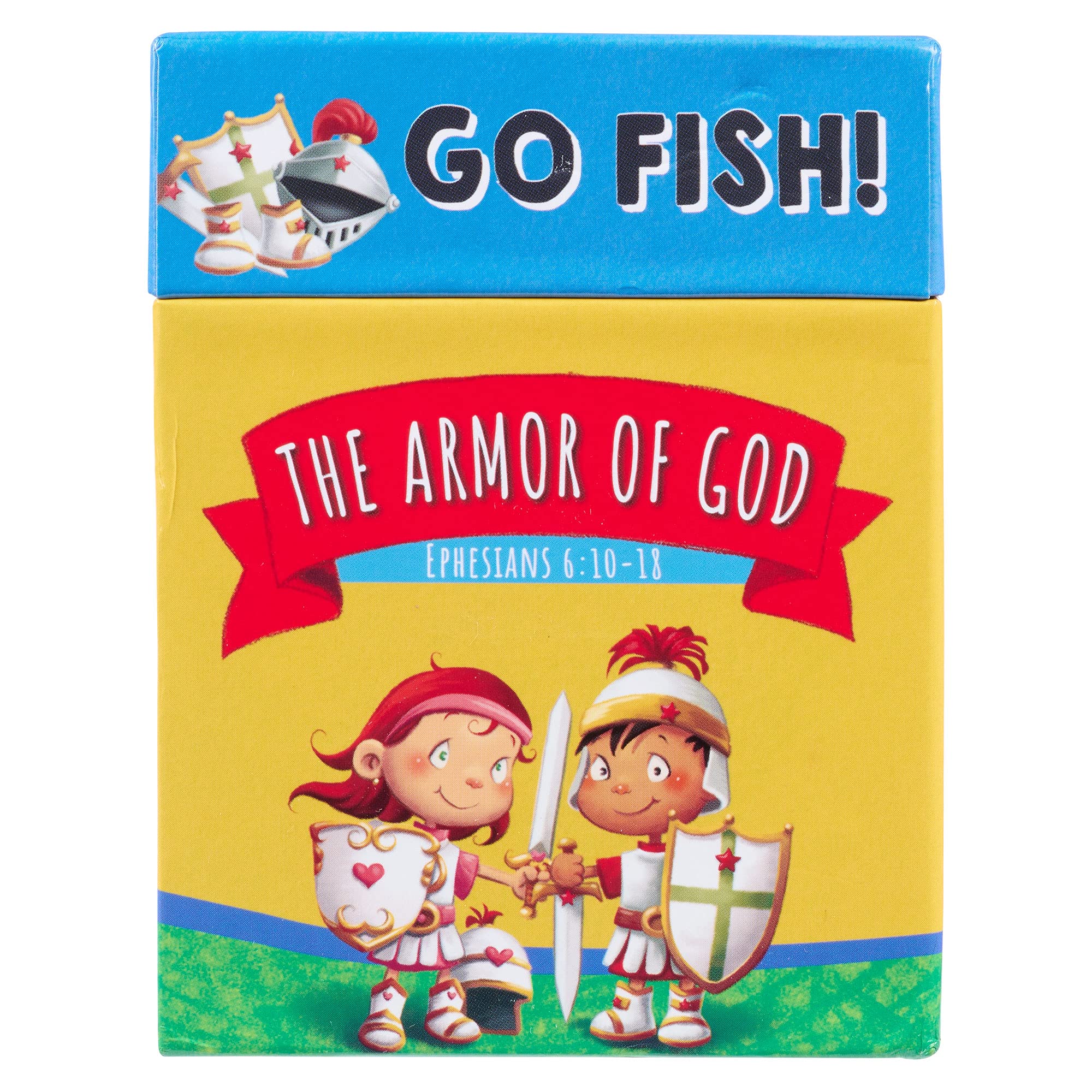 Go Fish! The Armor of God Card Game, 48 Double-Sided Cards, Ages 5-8 Non-fiction