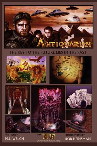 The Antiquarian and the Key Graphic Novel Black & White Action & Adventure
