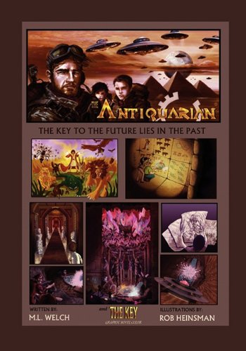 The Antiquarian and the Key Graphic Novel Color Action & Adventure