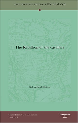 The Rebellion Of The Cavaliers Books