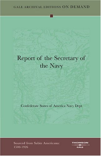Report of the Secretary of the Navy Books
