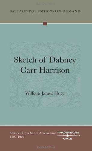 Sketch of Dabney Carr Harrison Books