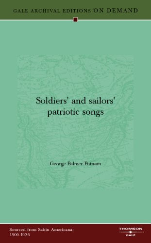 Soldiers' And Sailors' Patriotic Songs Books