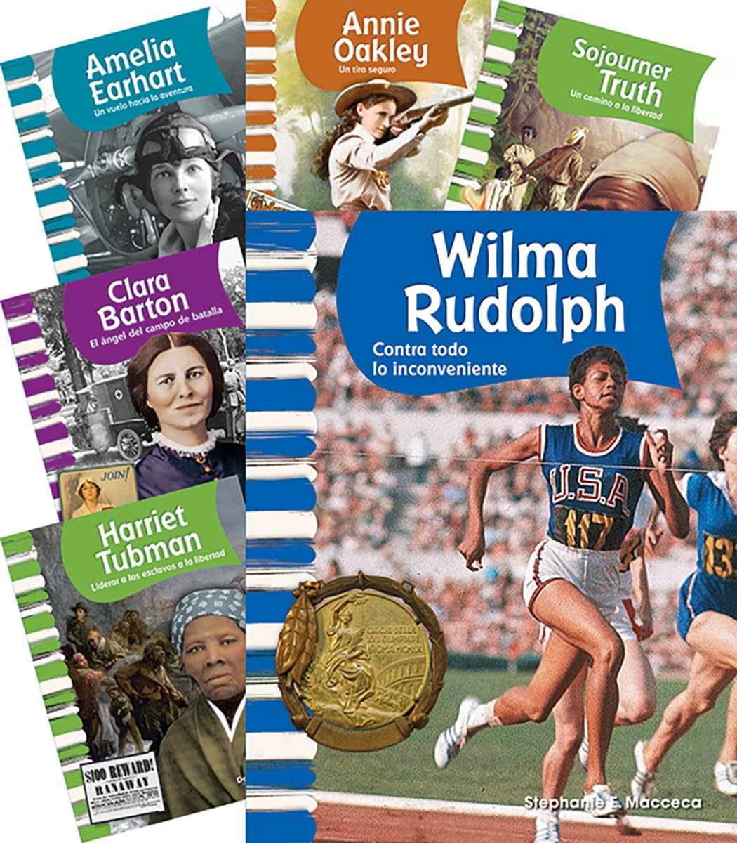 American Biographies Set: Women (Primary Source Readers) (Teacher Created Materials Library Set) Learning & Reference
