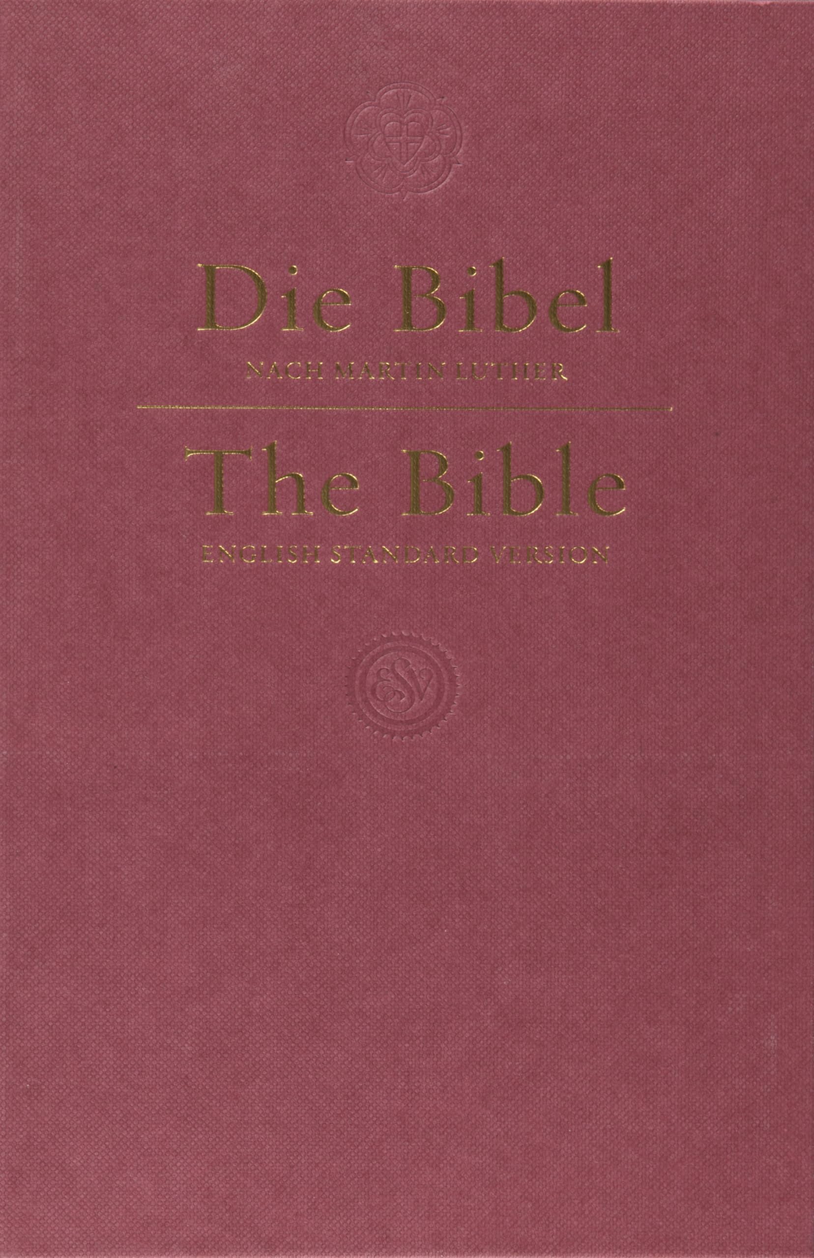 The Bible: English Standard Version, Dark Red, Parallel Bible: Luther-ESV Reference Books