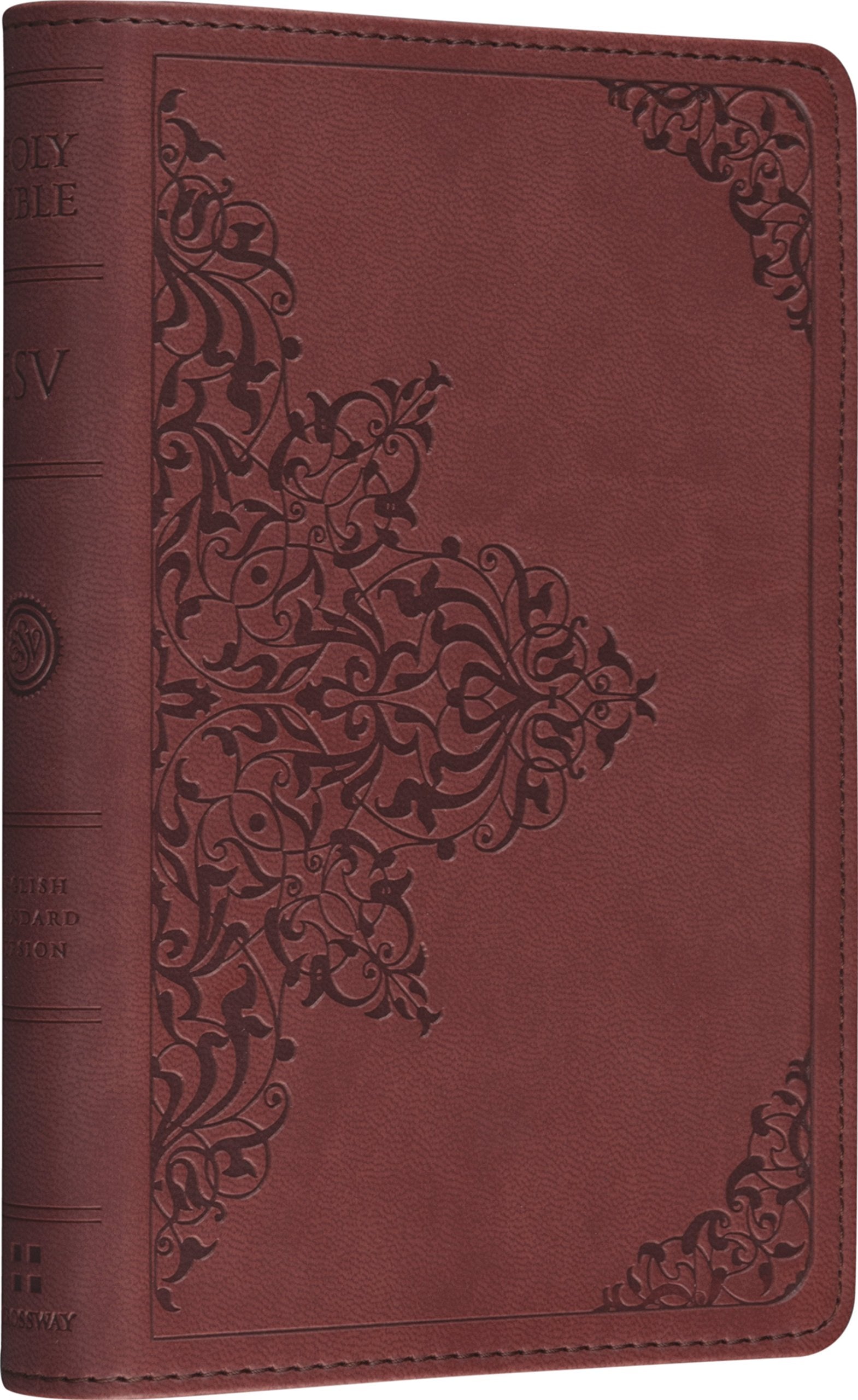 The Holy Bible: English Standard Version, Nutmeg, Trutone, Filigree Design, Compact Bible Religion & Esotericism