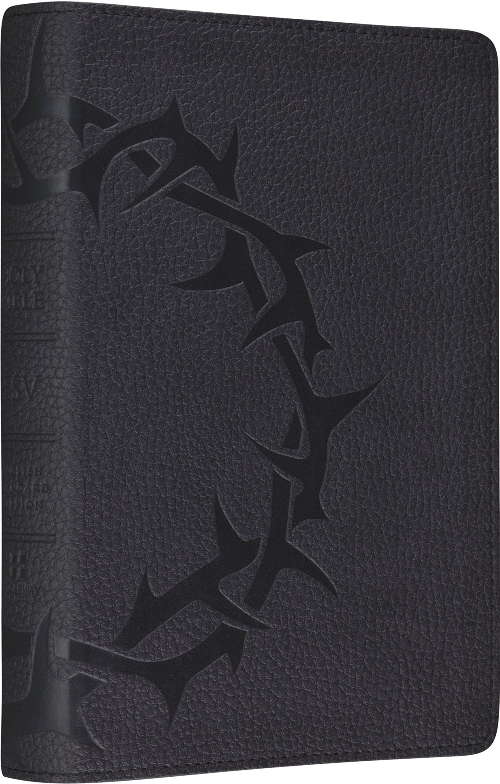 Holy Bible: English Standard Version Charcoal TruTone Crown Design Black Letter Personal Size Reference Bible Religion & Esotericism
