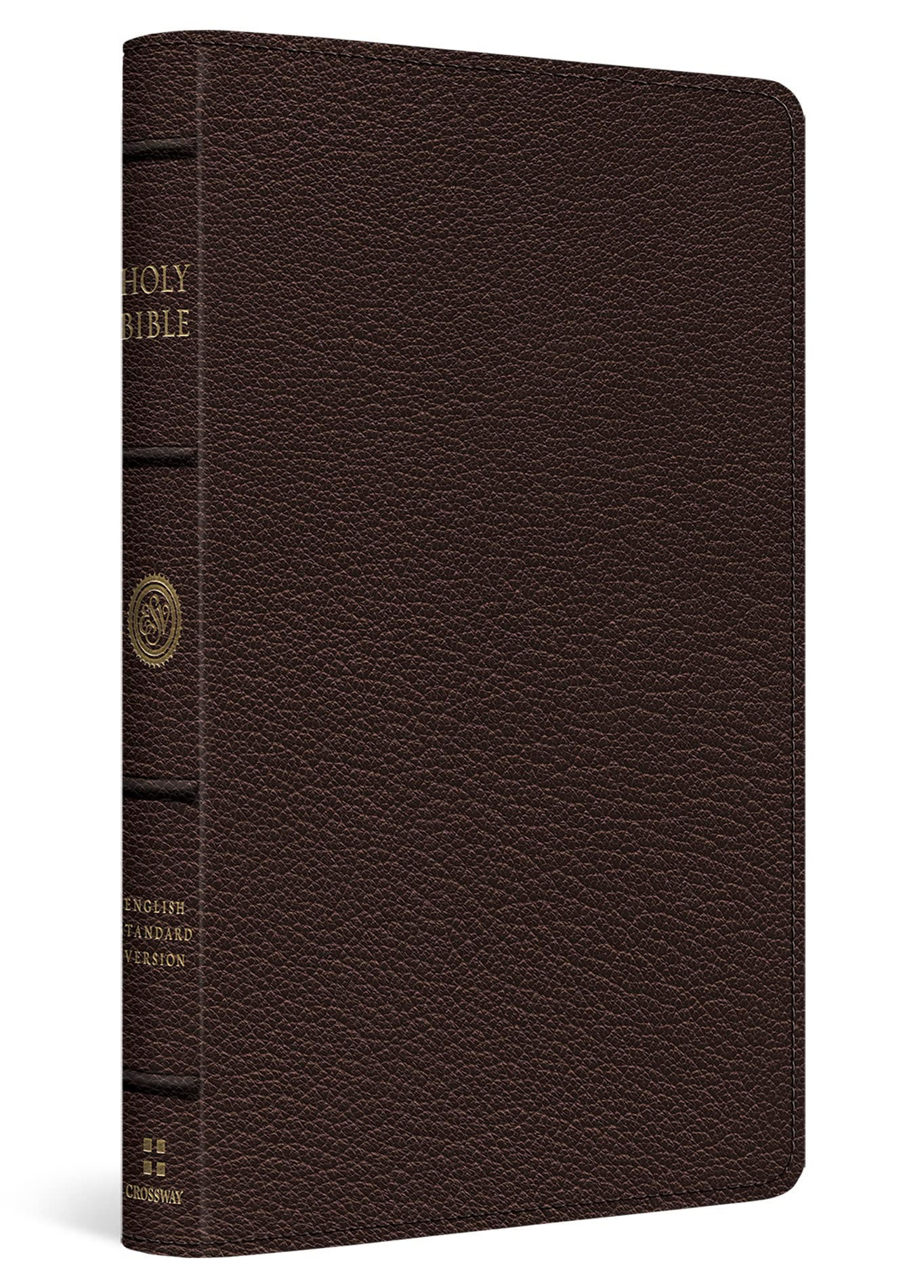 Holy Bible: English Standard Version, Brown, Goatskin Leather, Heirloom Thinline Bible book