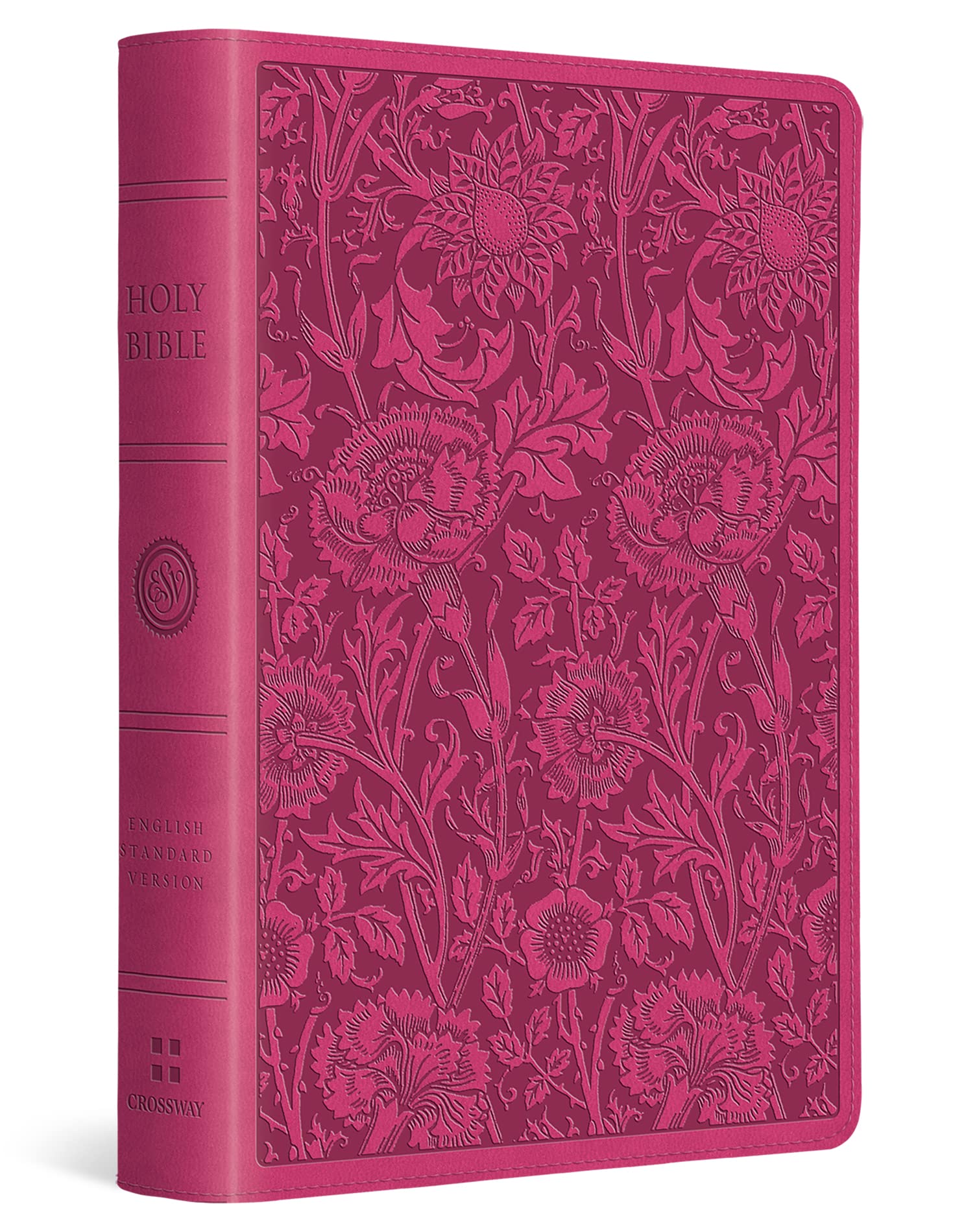 ESV Large Print Compact Bible: English Standard Version, Berry, Floral, Trutone Film, Art & Culture
