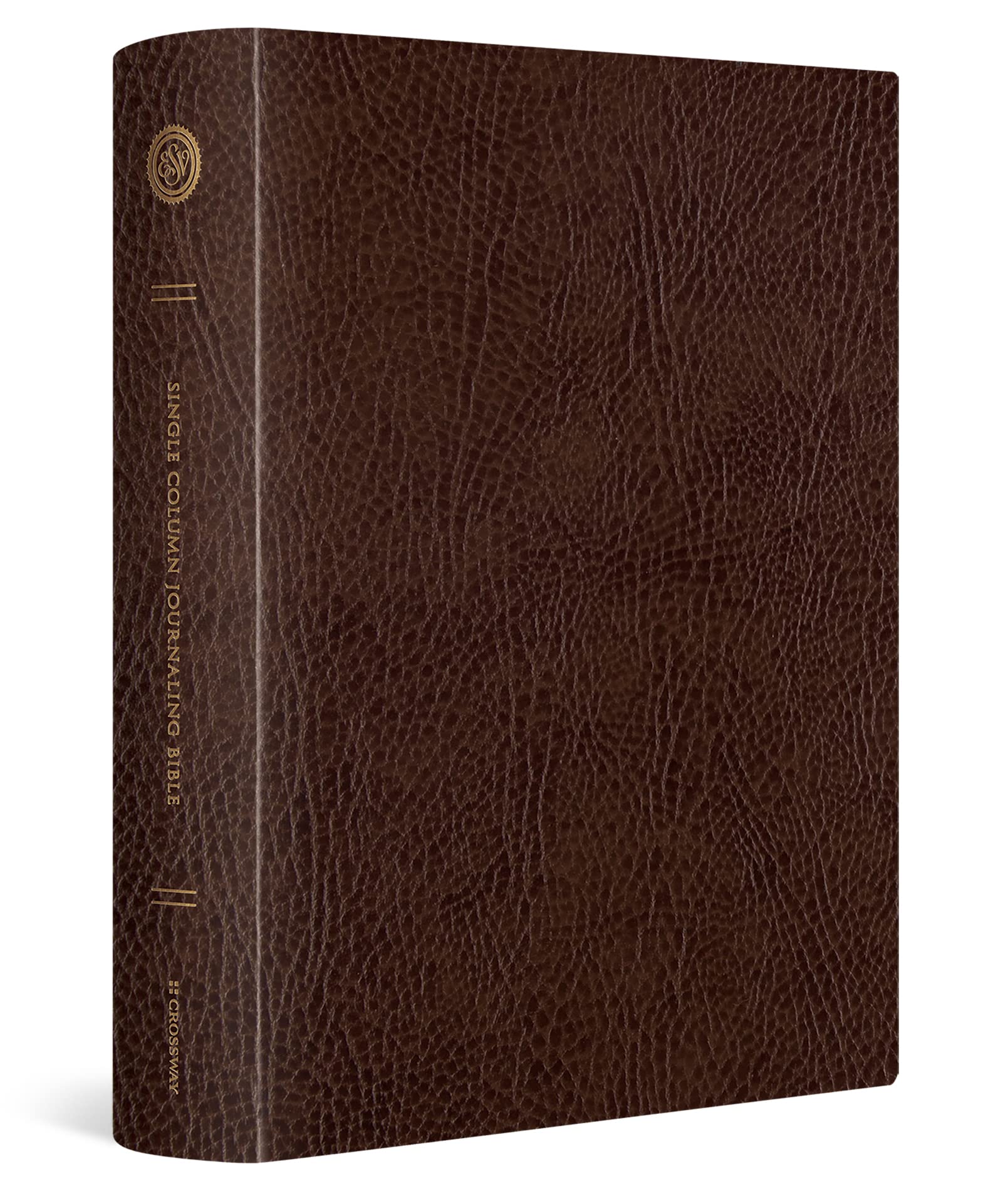 ESV Single Column Journaling Bible, Large Print: English Standard Version, Mocha, Bonded Leather, Single Column Journaling Bible Film, Art & Culture