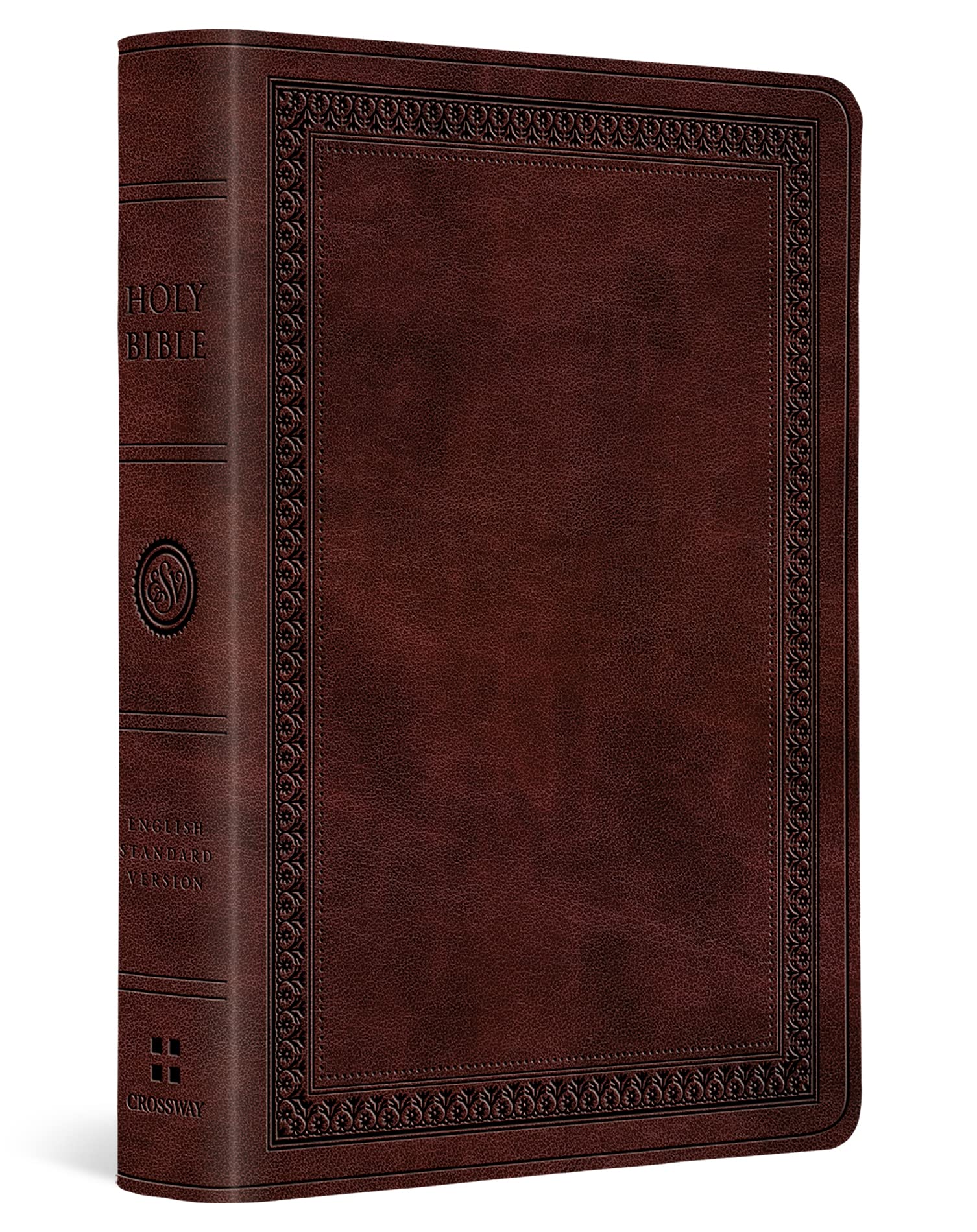 ESV Value Large Print Compact Bible: English Standard Version, Mahogany, Trutone, Border, Value Bible Film, Art & Culture