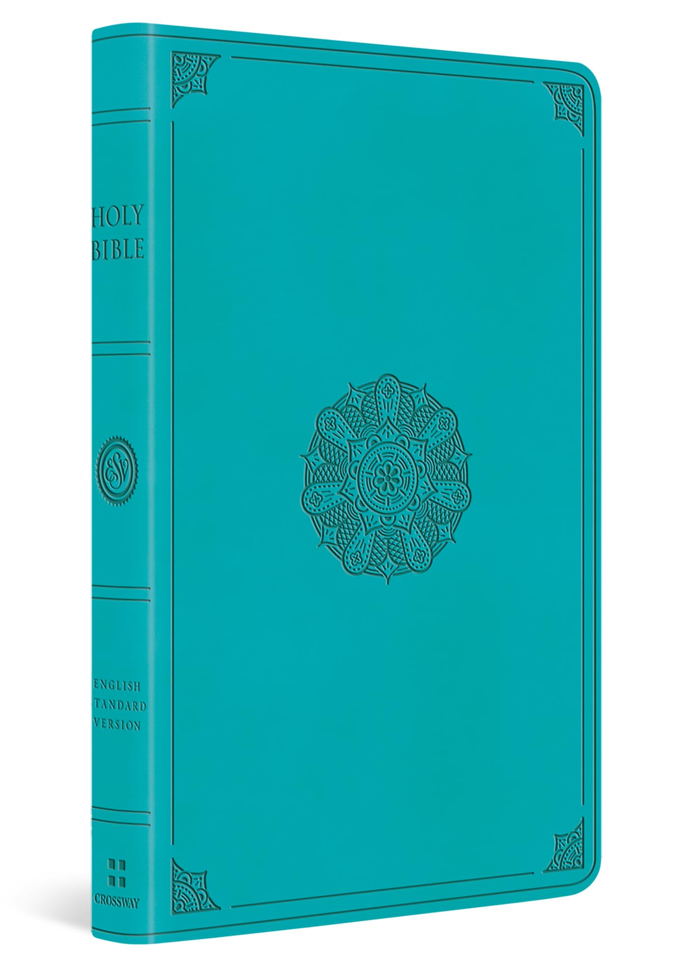 ESV Large Print Value Thinline Bible (Trutone, Turquoise, Emblem Design) Religion & Esotericism